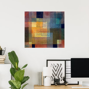 Polyphonic Architecture   Paul Klee   Poster