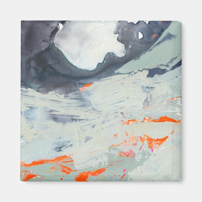 Polyphonic Sea - Beige Magnet (Front)