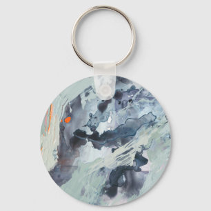 Polyphonic Sea - Blue Key Ring