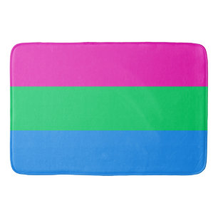 Polysexual Flag Large Bath Mat
