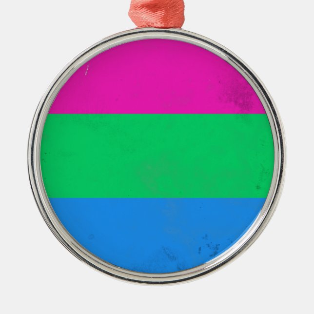 Polysexual Metal Ornament (Front)