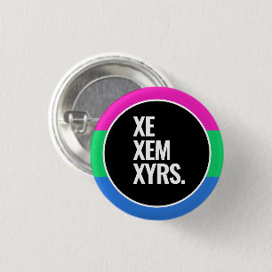 Polysexual Pride 3 Cm Round Badge