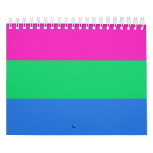 Polysexual Pride Flag Calendar