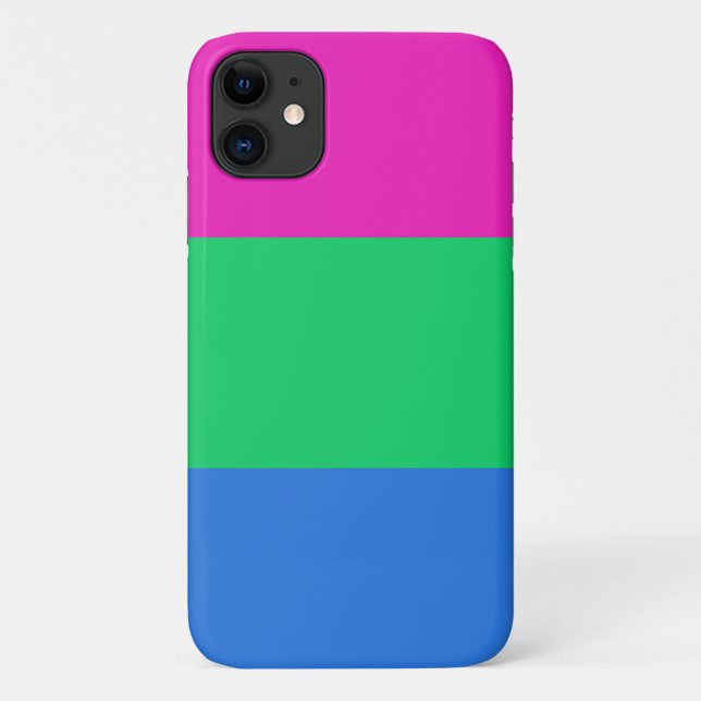 Polysexual Pride Flag Case-Mate iPhone Case (Back)