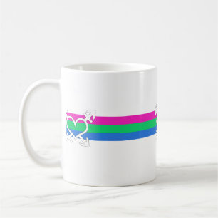 Polysexual Pride Flag Coffee Mug