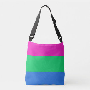Polysexual Pride Flag Crossbody Bag