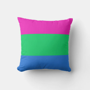Polysexual Pride Flag Cushion