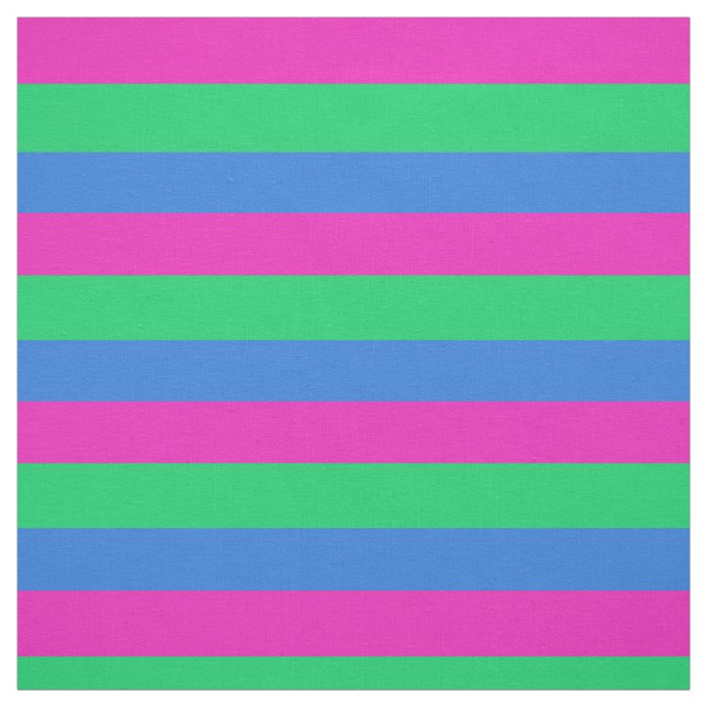 Polysexual Pride Flag Fabric (Swatch)