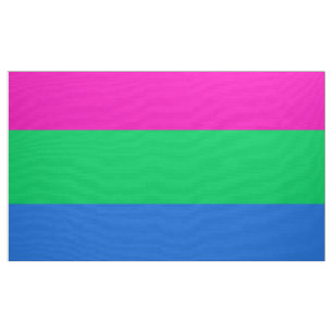 Polysexual Pride Flag Fabric