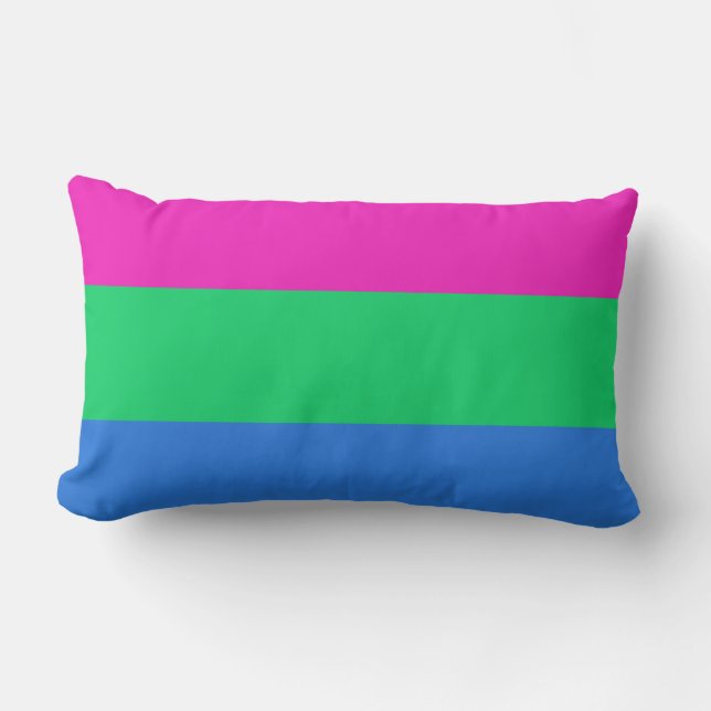 Polysexual Pride Flag Lumbar Cushion (Front)