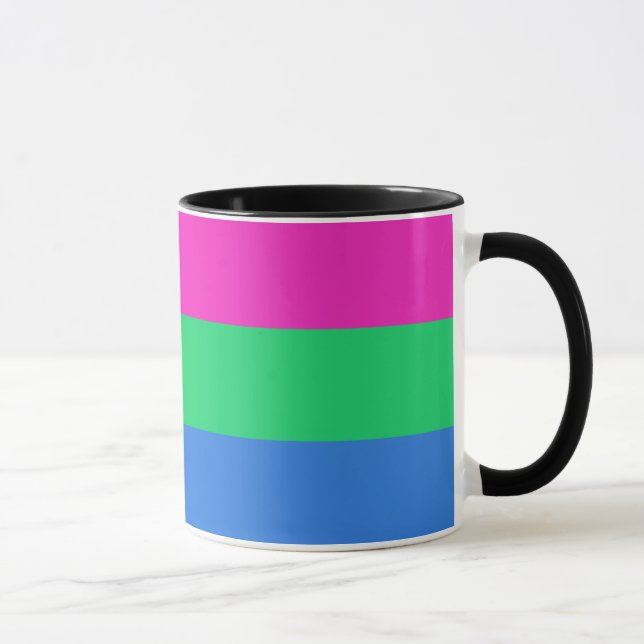 Polysexual Pride Flag Mug (Right)