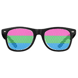 Polysexual Pride Flag Sunglasses