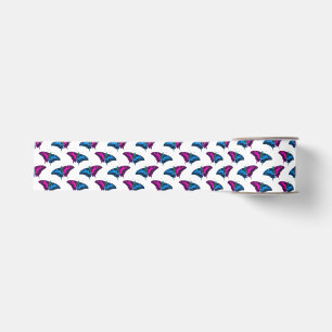 Polysexual Pride Flag Swallowtail Butterfly Grosgrain Ribbon