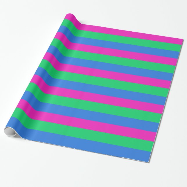 POLYSEXUAL PRIDE WRAPPING PAPER (Unrolled)