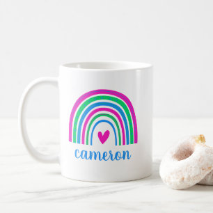 Polysexual Rainbow Personalised Coffee Mug