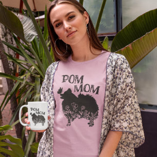 Pom Mum Pomeranian Dog-Lover T-Shirt