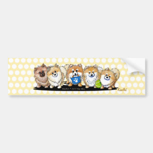 Pom Party Bumper Sticker
