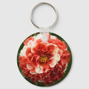 Pom Pom Dahlia Bobble Key Ring