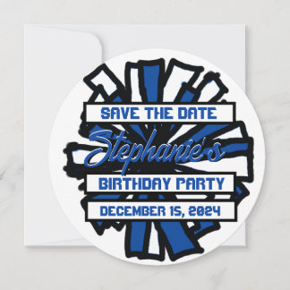 Pom Pom Flat Invitation, #1 Invitation