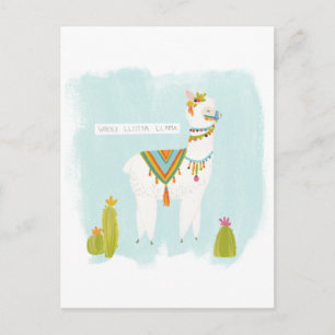Pom Pom Llama Rama - Whole Lotta Llama Postcard
