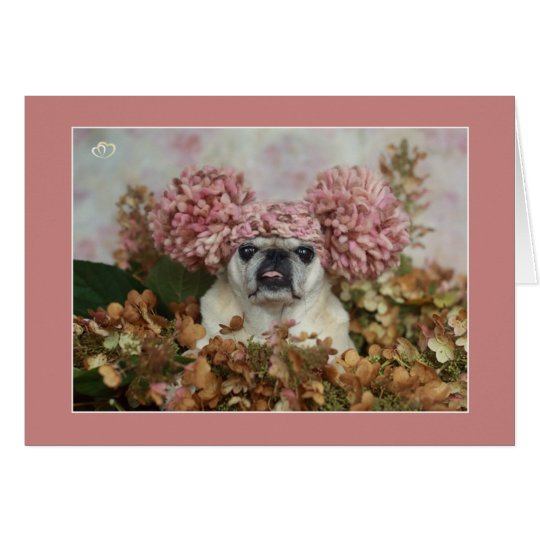 Pom Pom Pug Card