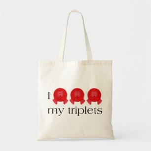 Pom Pom Triplets Bag
