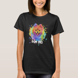 Pom Pro Pomeranian Humour Pom Pom Animal Pun Dog T-Shirt
