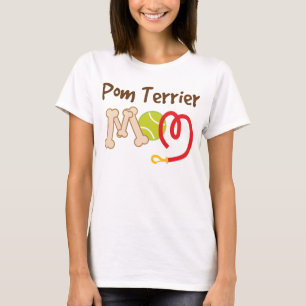 Pom Terrier Dog Breed Mum Gift T-Shirt