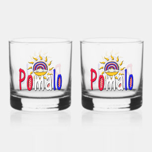 Pomalo – Croatian Relaxation with Sun & Rainbow  Whiskey Glass