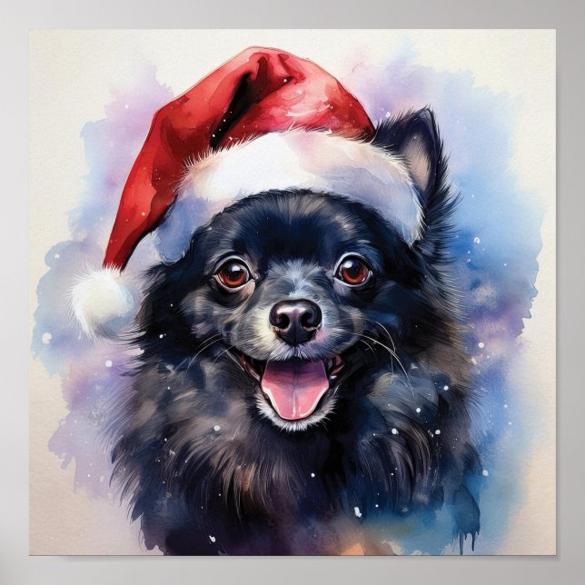 Pomchi Santa Poster (Front)