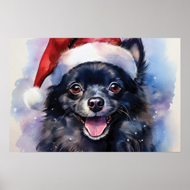 Pomchi Santa Poster (Front)