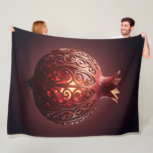 Pomegranate´10 Fleece Blanket (In Situ)