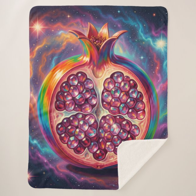 Pomegranate´1 Sherpa Blanket (Front)