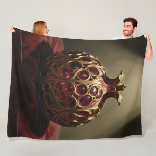 Pomegranate´9 Fleece Blanket