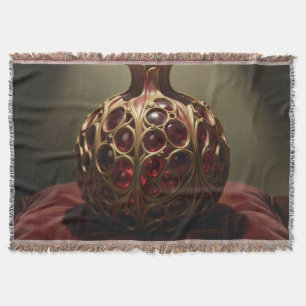 Pomegranate´9 Throw Blanket