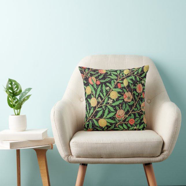 Pomegranate and Flowers on Branches Cushion (Chair)