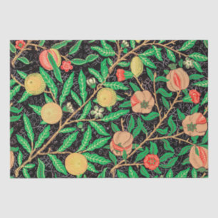 Pomegranate and Flowers on Branches Tissue Paper