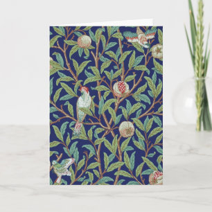 Pomegranate and Little Bird, William Morris Card