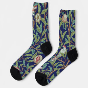 Pomegranate and Little Bird, William Morris Socks