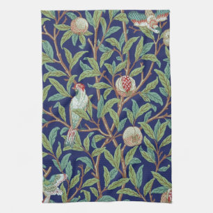 Pomegranate and Little Bird, William Morris Tea Towel