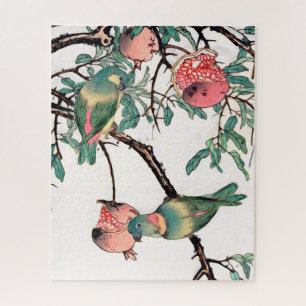 Pomegranate and Lovebirds Jigsaw Puzzle