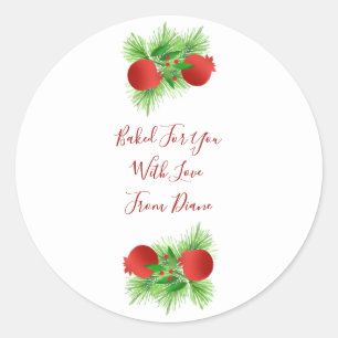 Pomegranate and Pine Labels