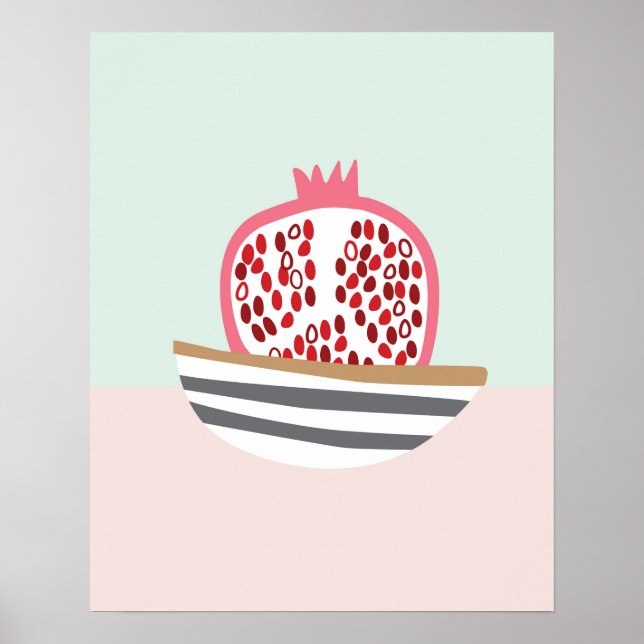 Pomegranate Art Print (Front)