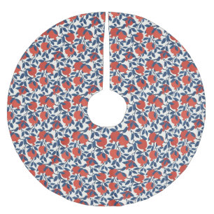 Pomegranate  brushed polyester tree skirt
