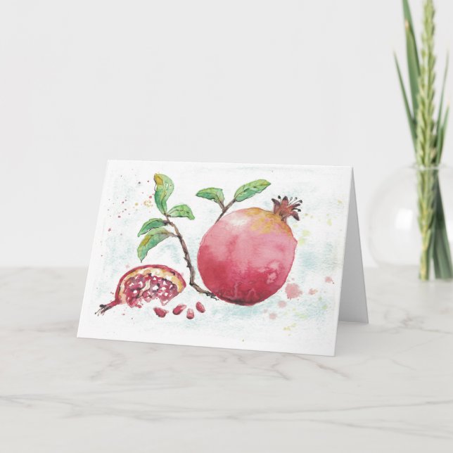 Pomegranate card (Front)