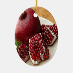 Pomegranate Ceramic Ornament