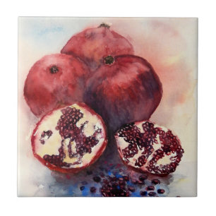 Pomegranate Ceramic Tile