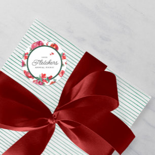 Pomegranate  classic round sticker