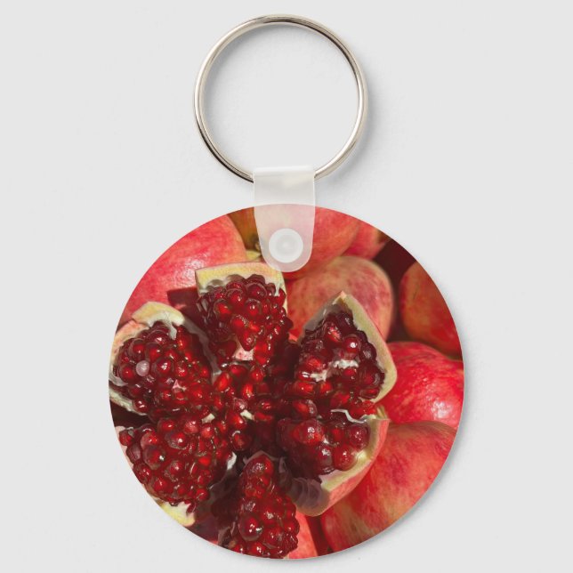  Pomegranate Coaster Key Ring (Front)