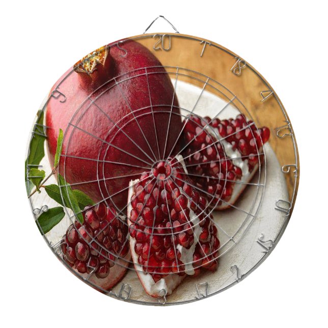 Pomegranate Dartboard (Front)